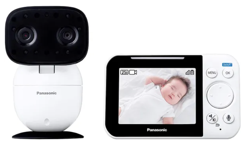 [レンタル] パナソニック ベビーモニター KX-HC705-W モニター付き屋内カメラ 設定不要
