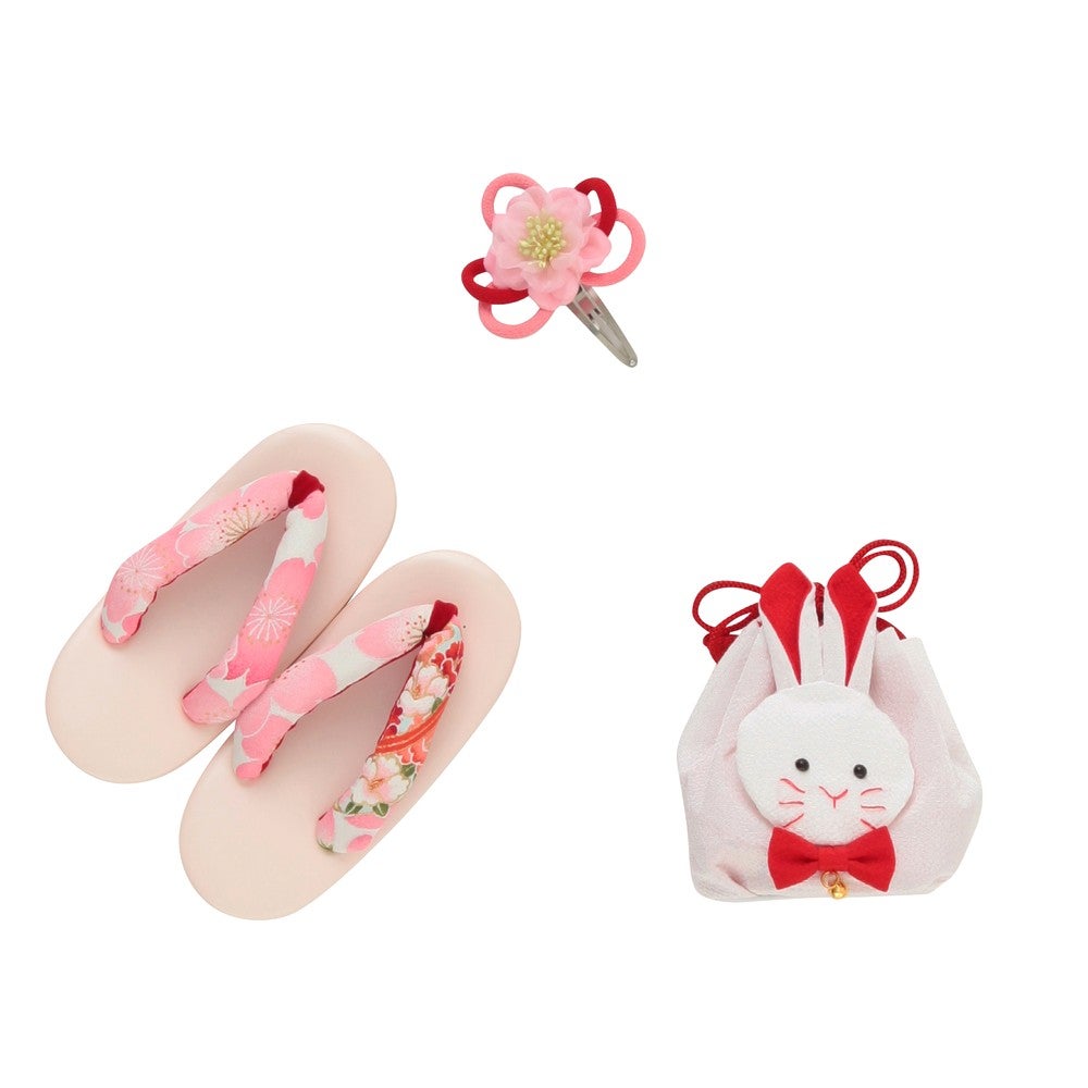 [レンタル] 七五三/節句 被布セット 3歳女の子 しっとり 桜美の宅配レンタル - 4