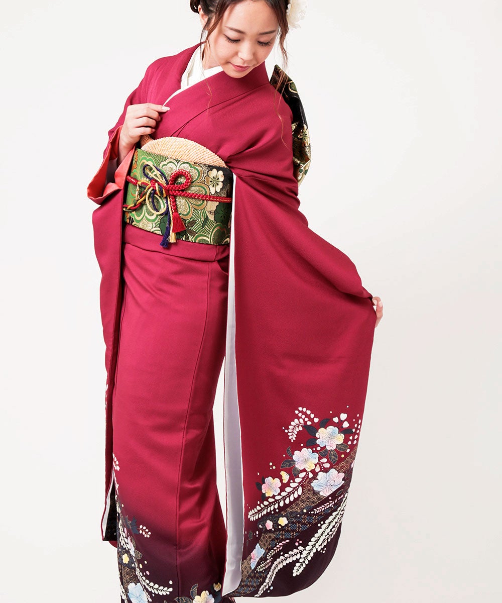 [レンタル] 【対応身長160-175cm】レンタル振袖フルセット-167の宅配レンタル - 4