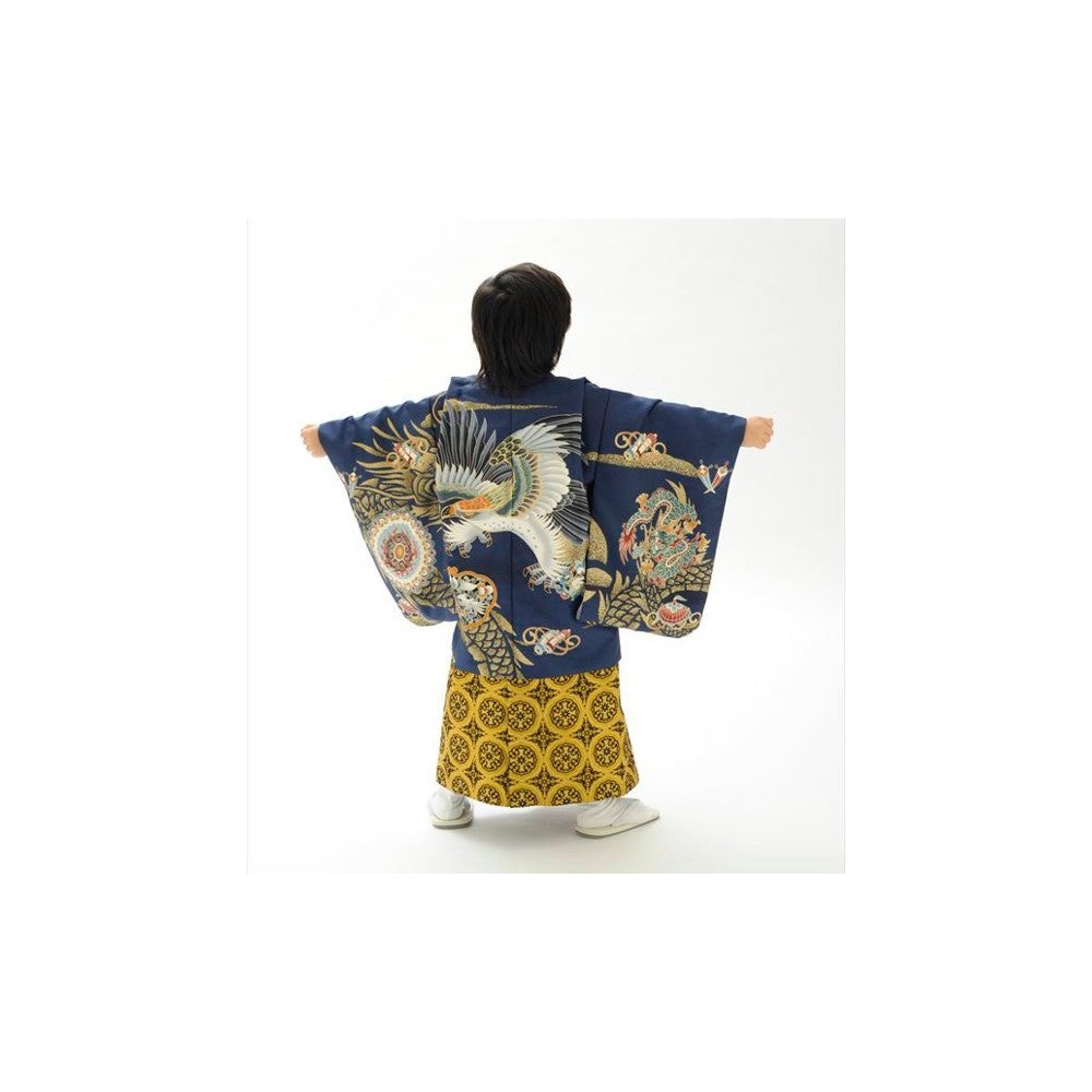 [レンタル] 七五三/節句 袴セット 5歳 男の子 鷹 勇龍の宅配レンタル - 4