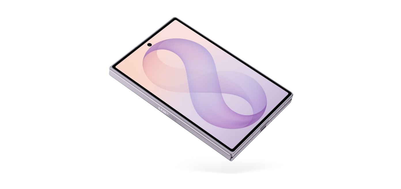 サムスン(Samsung) Galaxy Z Fold8 256GB スマートフォン 本体デザイン 展開時 ラベンダー - 19