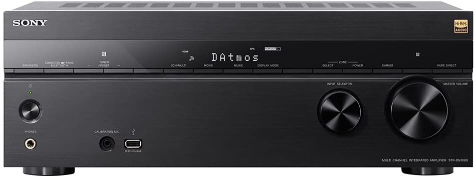 [レンタル] ソニー AVレシーバー 7.1ch 4K マルチチャンネルインテグレートアンプSTR-DN1080 - 1