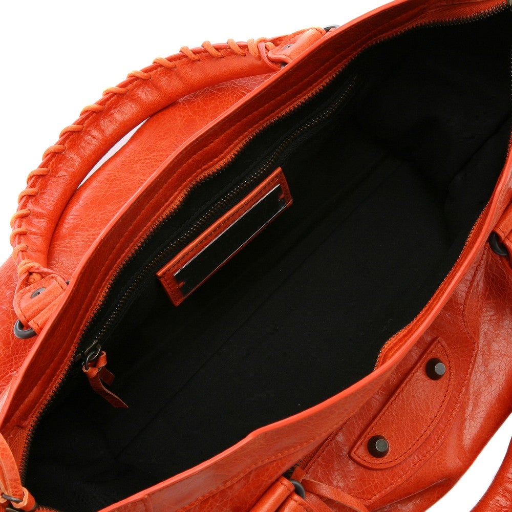 レンタル] レディース バレンシアガ シティー レザー ハンドバッグ