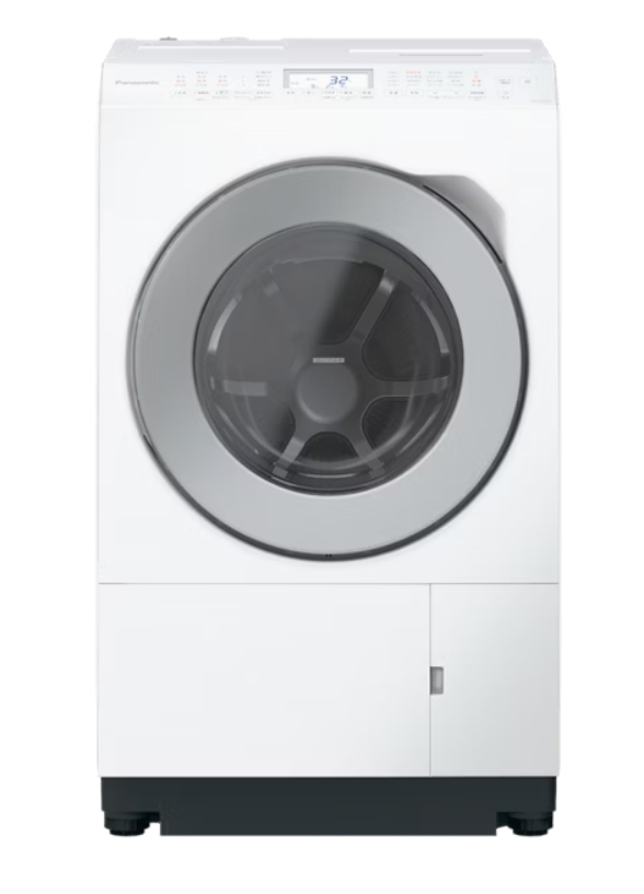 [レンタル] パナソニック 【左開き】洗濯12kg/乾燥6kg NA-LX127EL ななめドラム式洗濯乾燥機 マットホワイト - 2