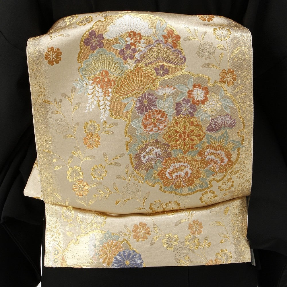 [レンタル] 留袖セット 花柄 (長襦袢、帯、和装小物一式)の宅配レンタル - 4