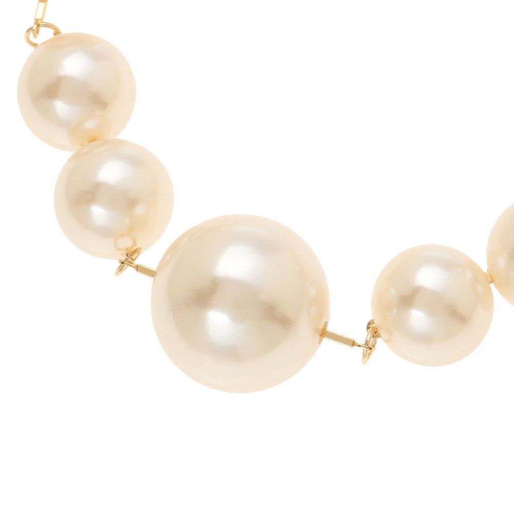 [レンタル] 大小パールネックレス ベネチアンチェーン ゴールド