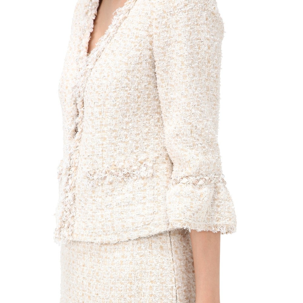 [レンタル] ルネ セレモニースーツ2点セット(ジャケット+スカート) ベージュ / ブルー / グレー / ホワイト / オレンジ / ネイビー / ピンクの宅配レンタル - 4