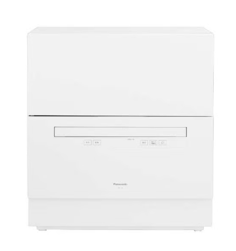 [レンタル] 【長期利用向け】[～食器40点][新品]パナソニック 食器洗い乾燥機 NP-TZ500 分岐水栓対応 5人分 ホワイト - 2
