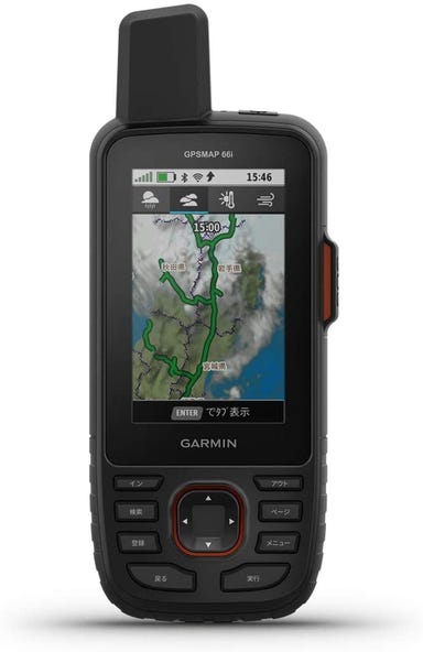 GARMIN ハンディGPS GPSMAP 66i (登山・トレッキング・アウトドア)