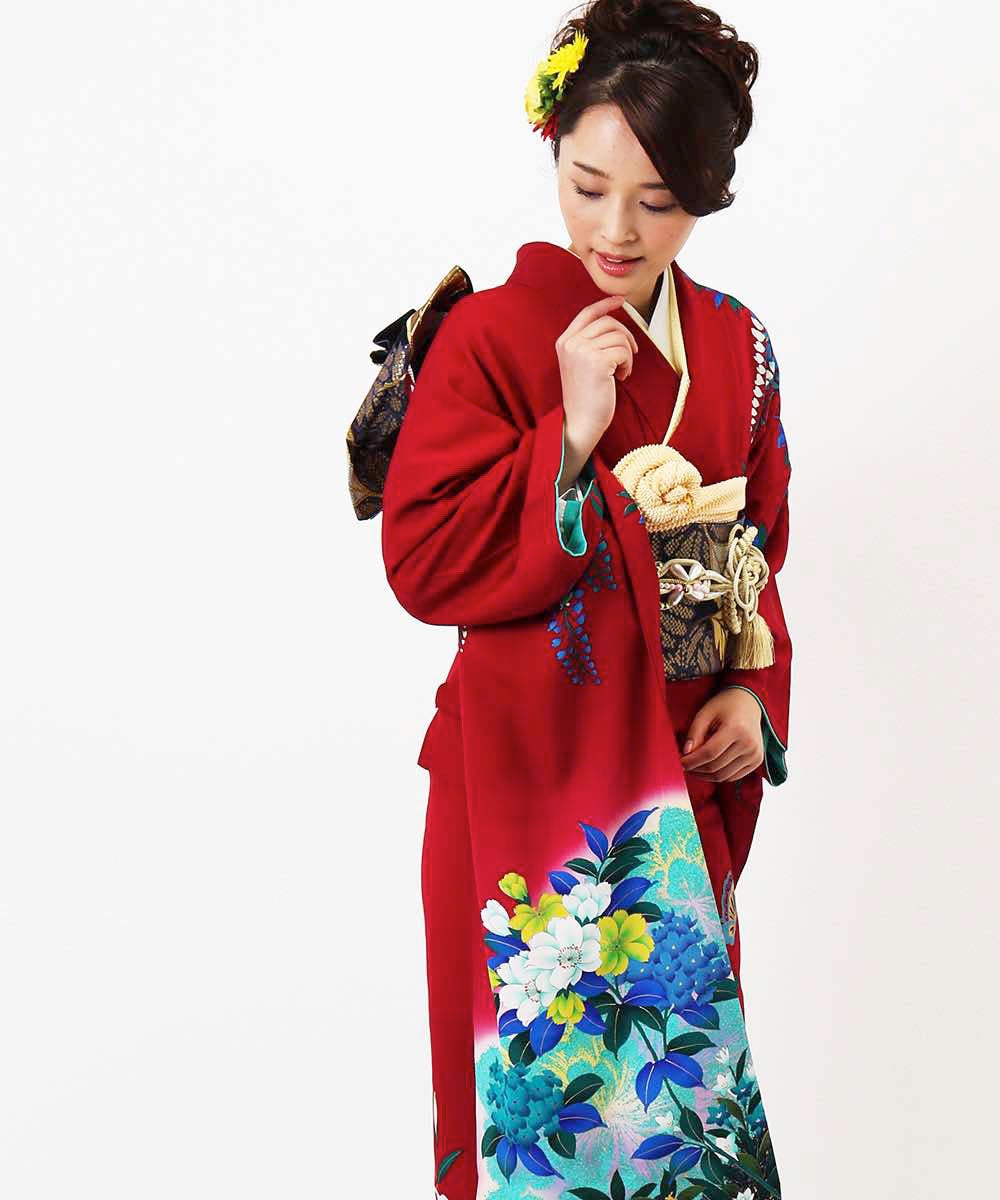 [レンタル] 【対応身長155-170cm】レンタル振袖フルセット-124の宅配レンタル - 11