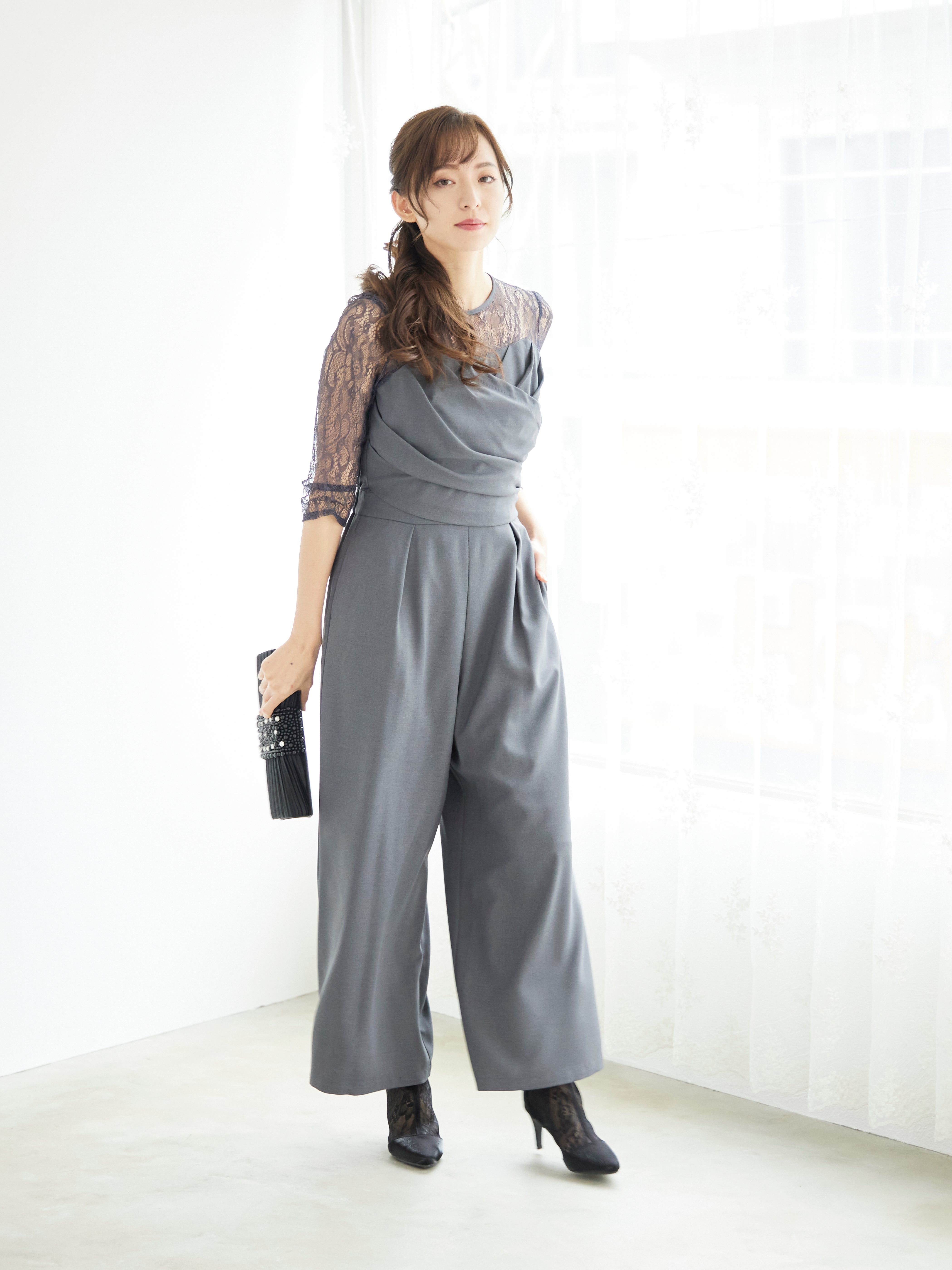 レンタル] BELINDA DE CAPRIS クロスデザイン オールインワン パンツ