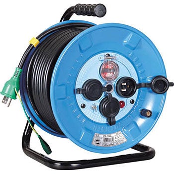 [レンタル] 日動工業 100V電工ドラム 防雨型 NPW-EK33YS 延長コード - 1