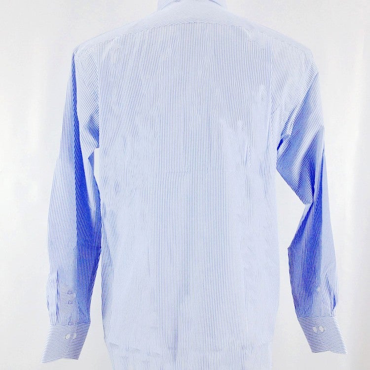 [レンタル] 早稲田屋 メンズワイシャツ 長袖 ボタンダウン ブルー ペンシルストライプ (Mサイズ / Lサイズ)の宅配レンタル - 4