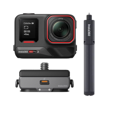 Insta360 Ace Pro 2 アクションカメラ 見えない自撮り棒 + 三脚 セット