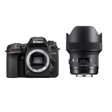 ニコン D7500ボディ 一眼レフ(シグマ 14mm F1.8 DG HSM/三脚)星空撮影セット