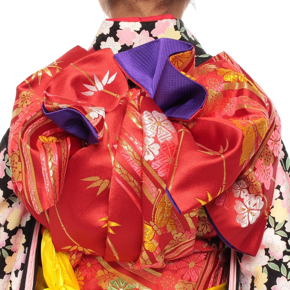 [レンタル] 七五三/節句 着物セット 7歳女の子 満開桜 華麗の宅配レンタル - 4