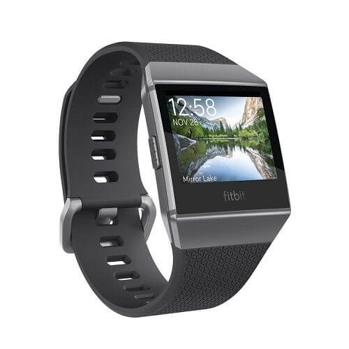 [レンタル] Fitbit フィットネスリストバンド Ionic Small＆Large Charcoal - 1