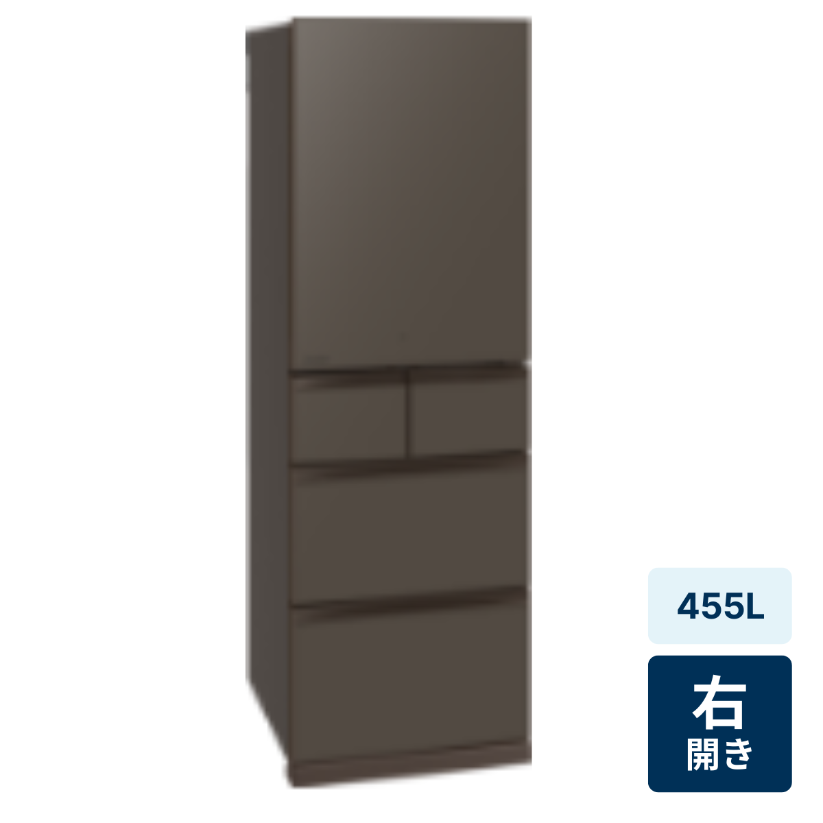 レンタル] [455L][ファミリー向け][右開き]三菱電機 MR-BD46M 冷凍