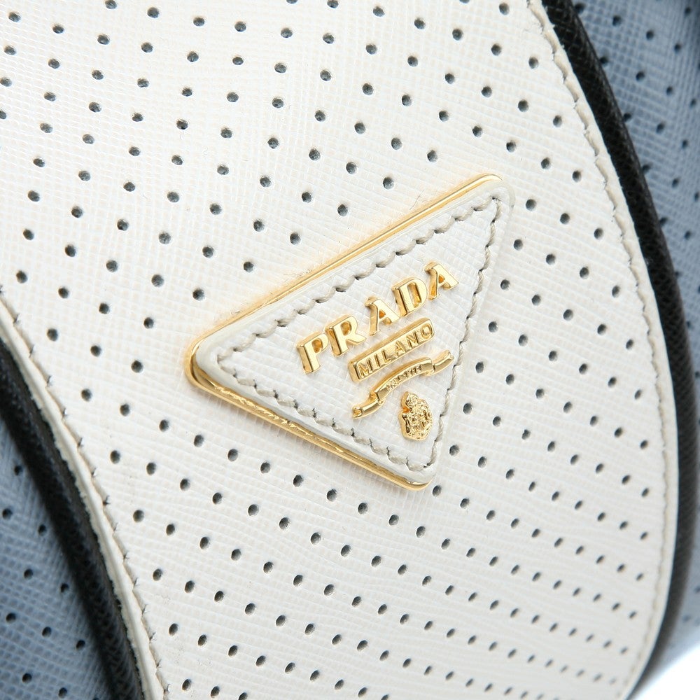 [レンタル] レディース プラダ サフィアーノ フォリ メッシュデザイン CALF ショルダーバッグ - 5