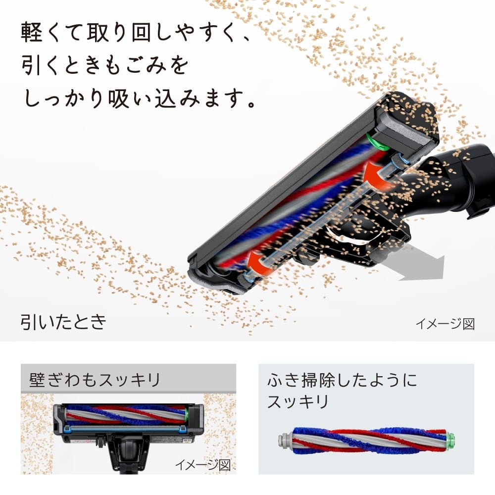 [レンタル] 日立 かるパックスティック PKV-BK3P 紙パック式コードレススティッククリーナー - 10