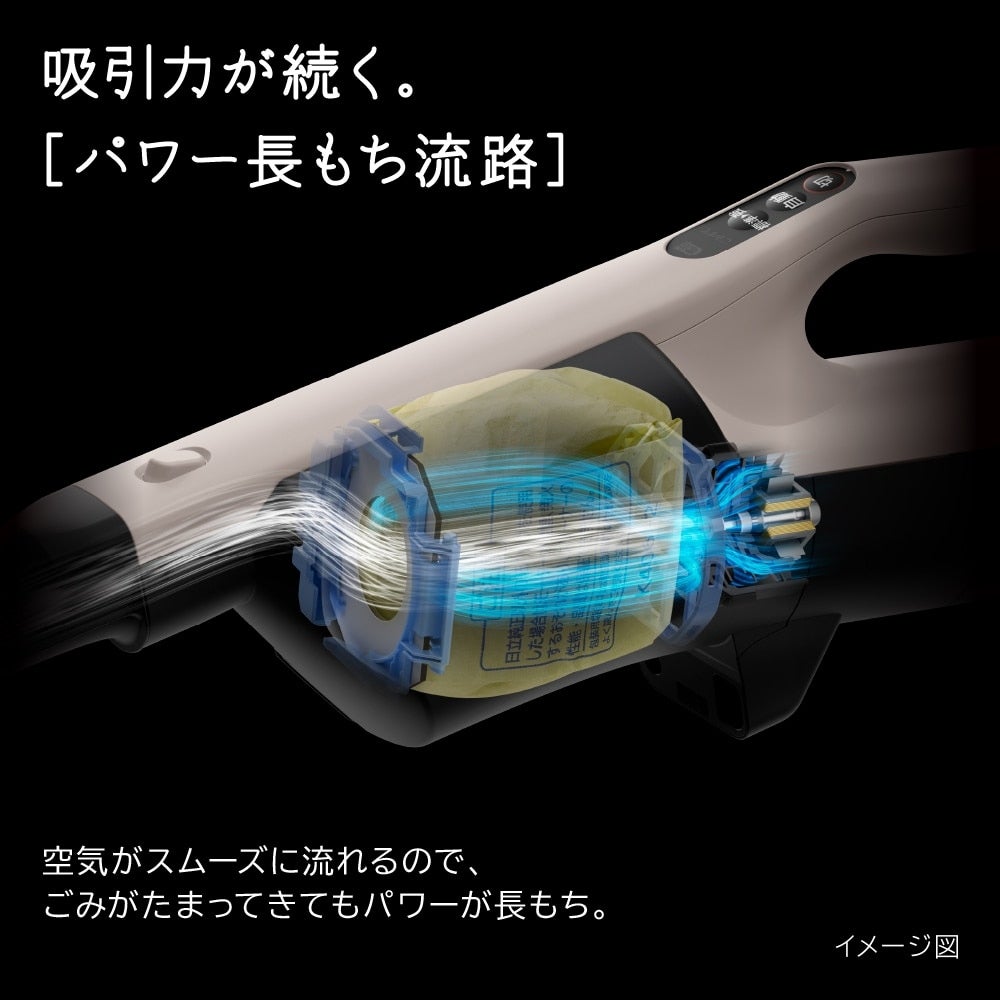 [レンタル] 日立 かるパックスティック PKV-BK3P 紙パック式コードレススティッククリーナー - 9