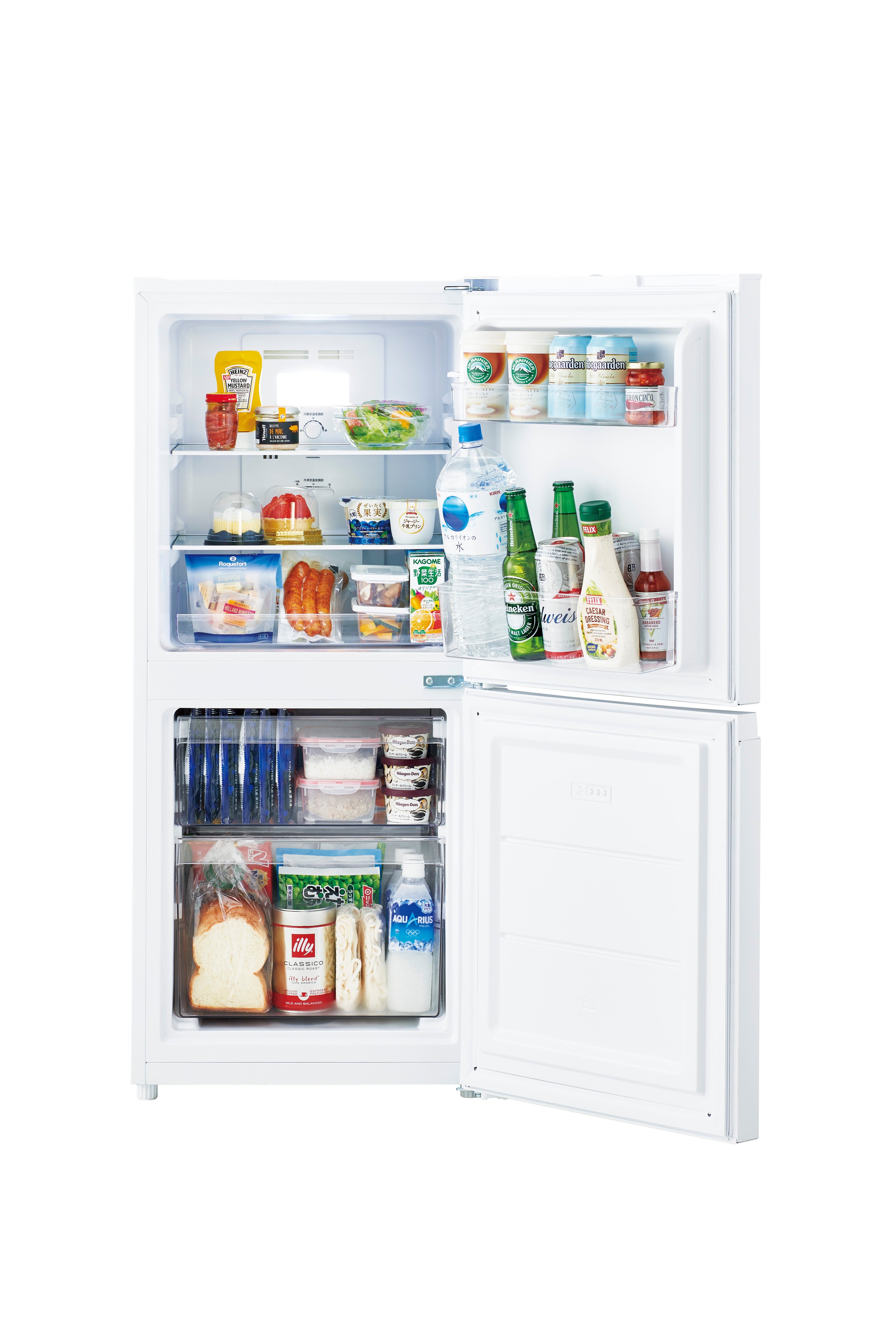 [レンタル] [121L][一人暮らし向け][右開き]ハイアール JR-NF121C 冷凍冷蔵庫 - 5