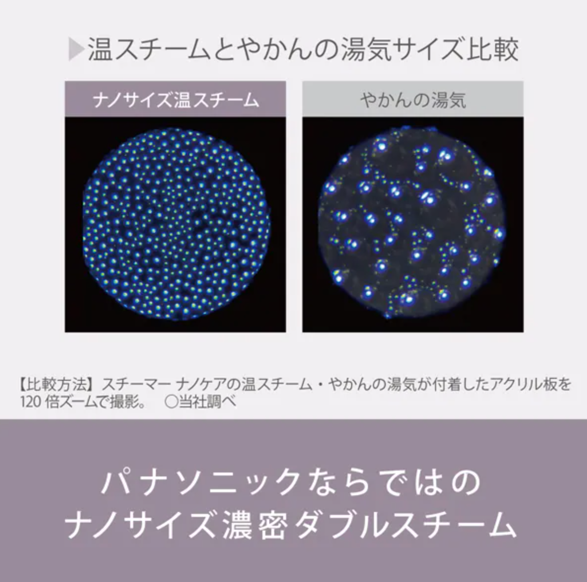 [レンタル] パナソニック スチーマー ナノケア EH-SA70 - 4