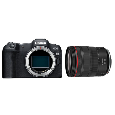 フルサイズカメラデビューセット CANON EOS R8 ボディ＆ CANON RF24-105mm F4L IS USM 標準ズームレンズセット ミラーレス一眼