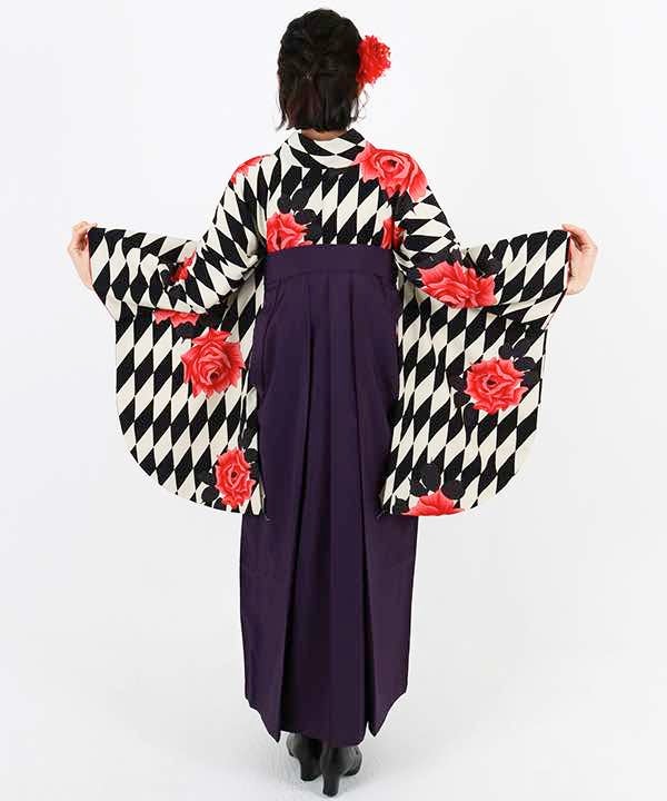 [レンタル] 【対応身長 157cm～165cm】卒業式 袴 レンタル フルセット 女性 袴セット-1434の宅配レンタル - 7