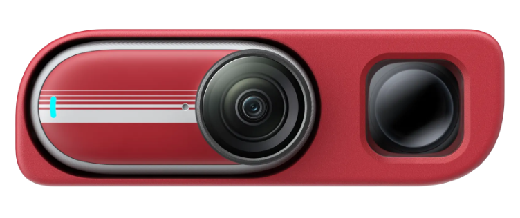 [レンタル] Insta360 GO 3S 128GB アクションカメラ レトロキット クラシックレッド - 3