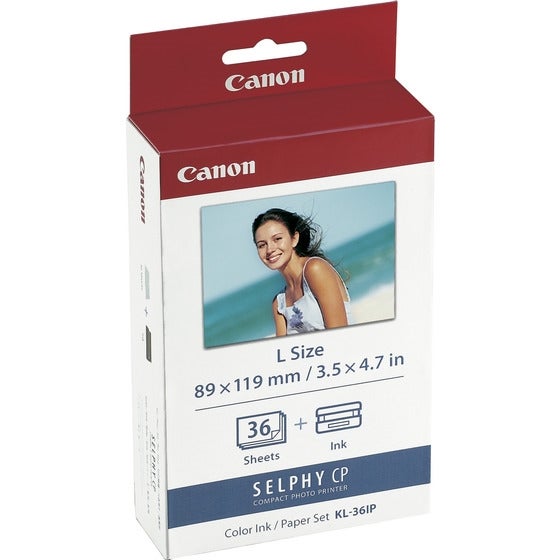 [販売] キヤノン CANON カラーインク/ペーパーセット （Lサイズ・36枚分） KL-36IP