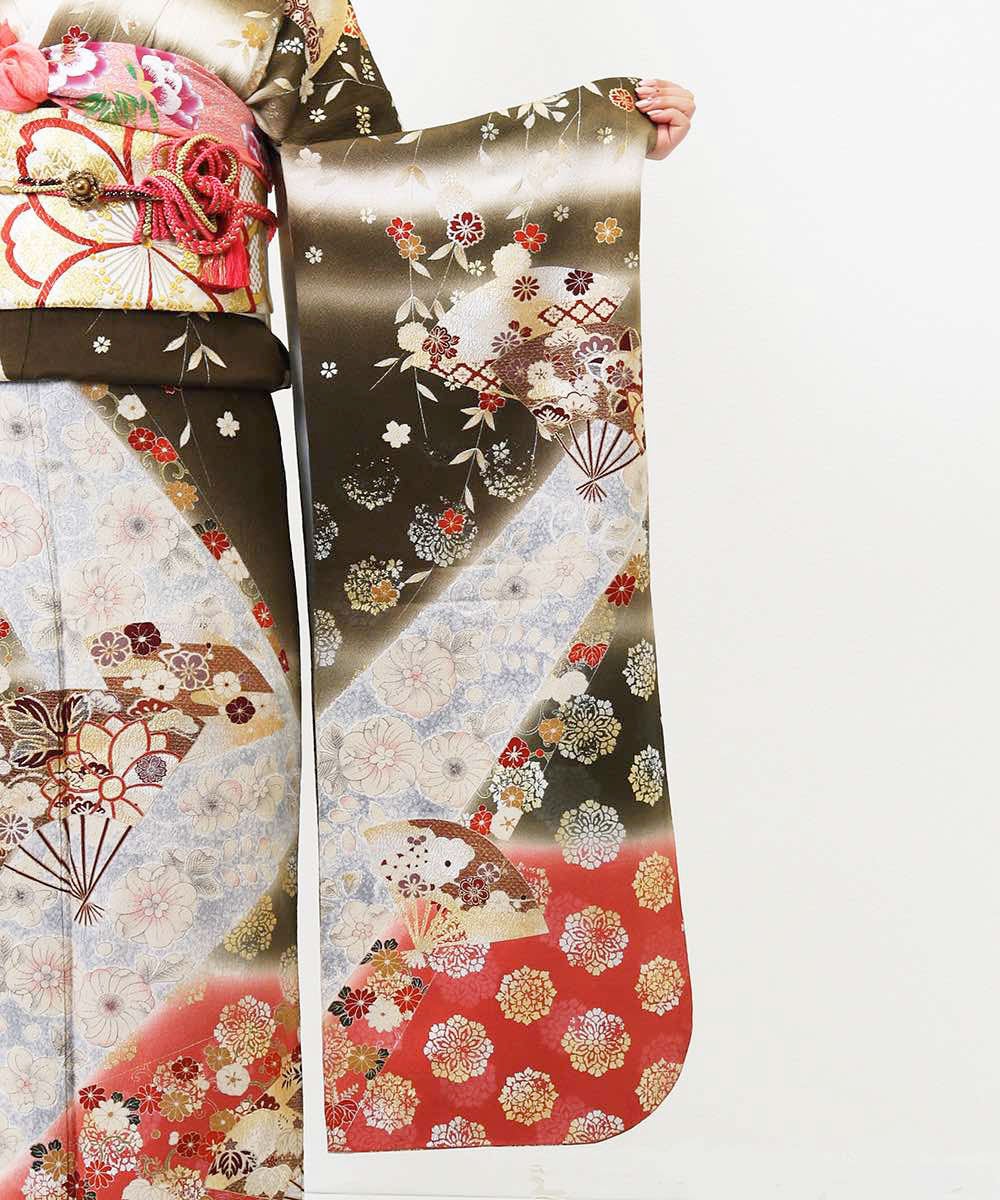 [レンタル] 【対応身長154-169cm】レンタル振袖フルセット-805の宅配レンタル - 13