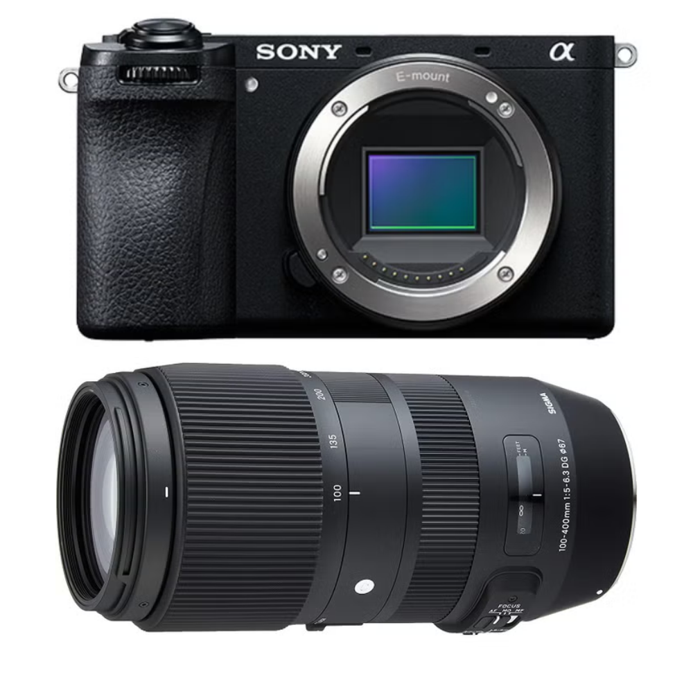 [レンタル] [飛行機・野鳥] ソニー α6700 ＆ シグマ 100-400mm F5-6.3 DG DN OS Contemporary 望遠ズームレンズセット