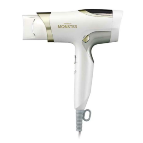 新品コイズミヘアードライヤーモンスター白　KHD-W990 レンタル] コイズミ(KOIZUMI) MONSTER(モンスター) BLDCダブルファン