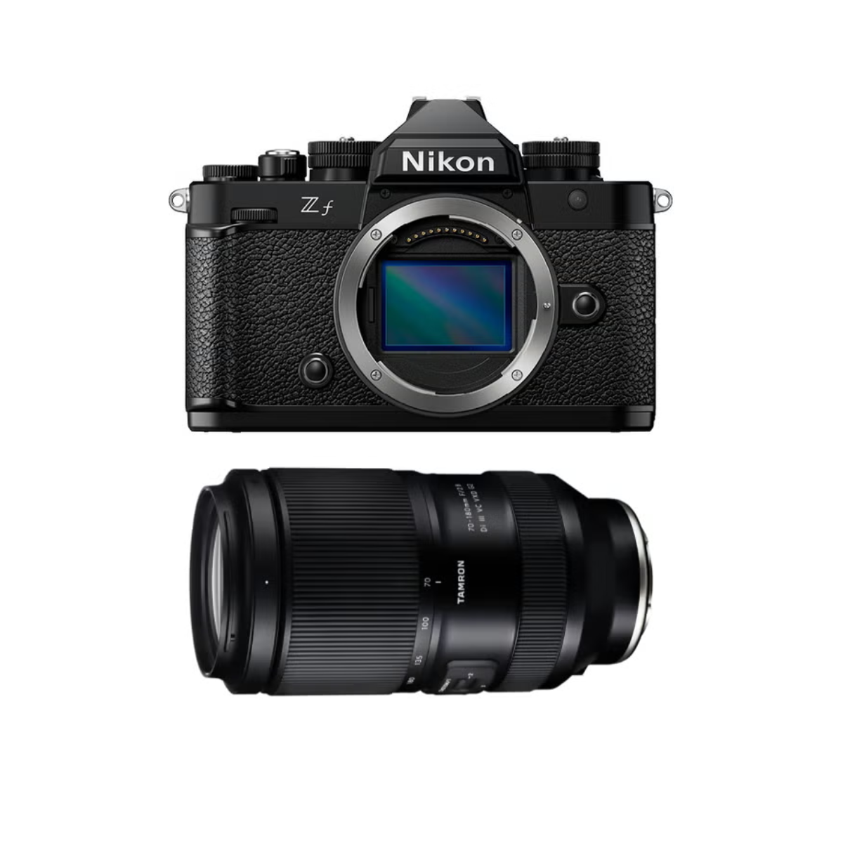 [レンタル] [卒業式・入学式] ニコン Zf & タムロン 70-180mm F/2.8 Di III VC VXD G2 Model A065 望遠ズームレンズセット ブラック