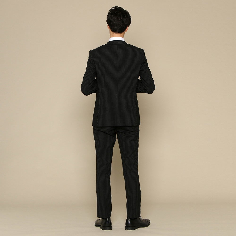 LANVIN メンズダブルスーツ レンタル] ランバンオンブルー ピンストライプ メンズスーツ2点