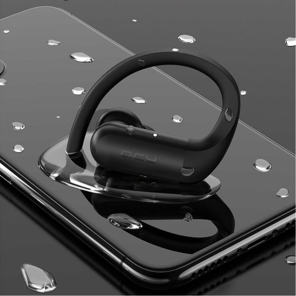 [レンタル] QCY T6 スポーツ型 ワイヤレスイヤホン ブラック - 4