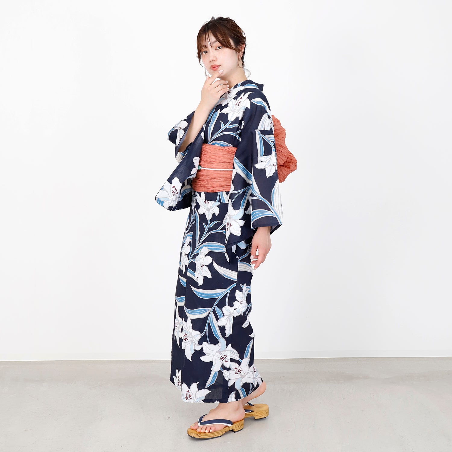 [レンタル] [2025新作]SION レディース浴衣 百合 フリーサイズの宅配レンタル - 4
