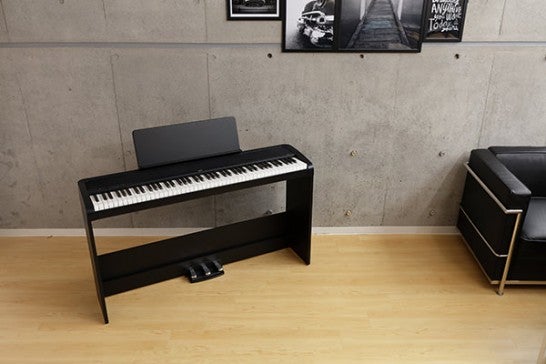 [レンタル] KORG B2 電子ピアノ 88鍵盤 ブラック [ダンパーペダル、譜面立て付き] - 7