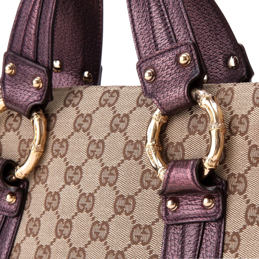 [レンタル] レディース グッチ GGキャンバス ハンドバッグ - 3