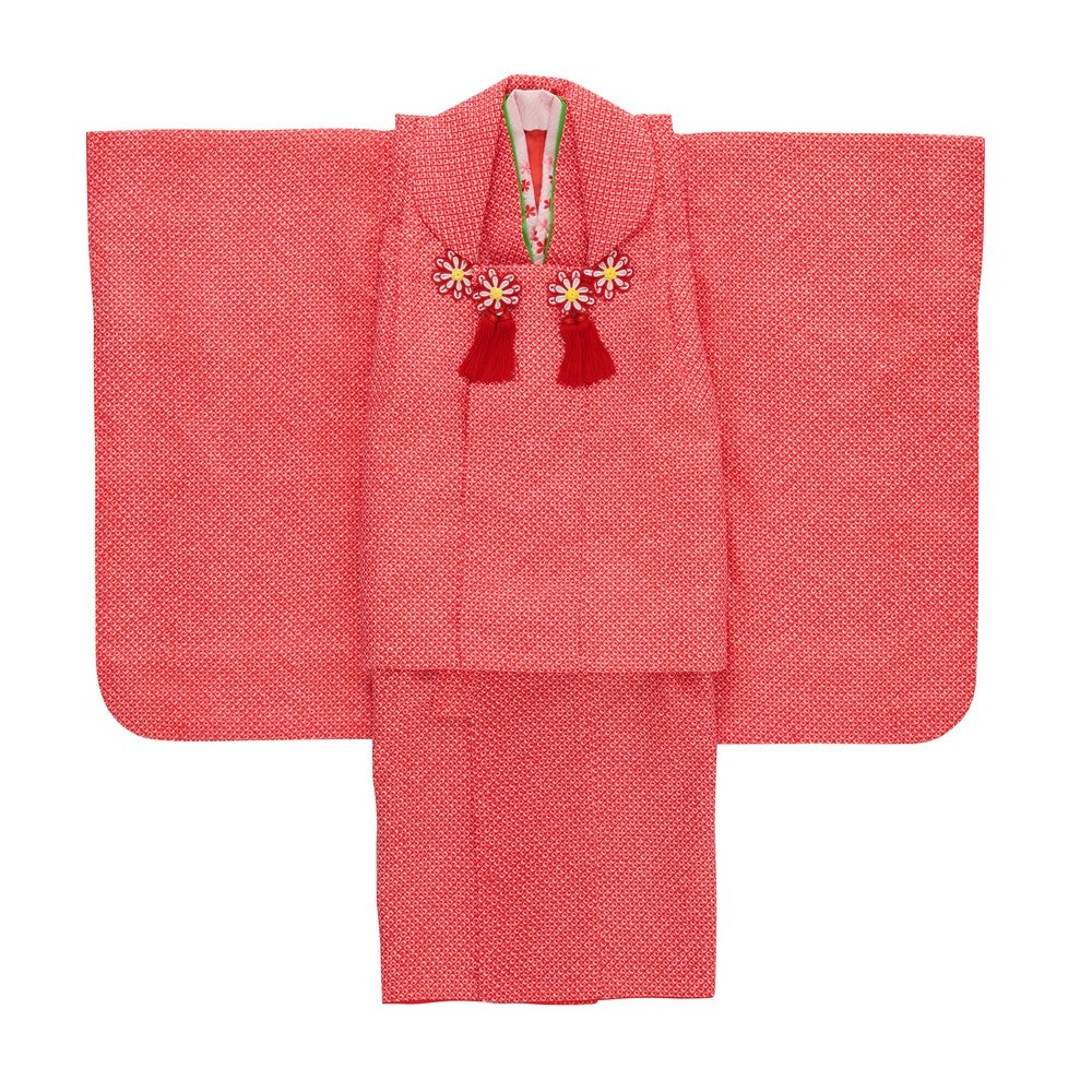 [レンタル] 七五三/節句 被布セット 3歳女の子 被布セット ベーシック 無地の宅配レンタル - 5