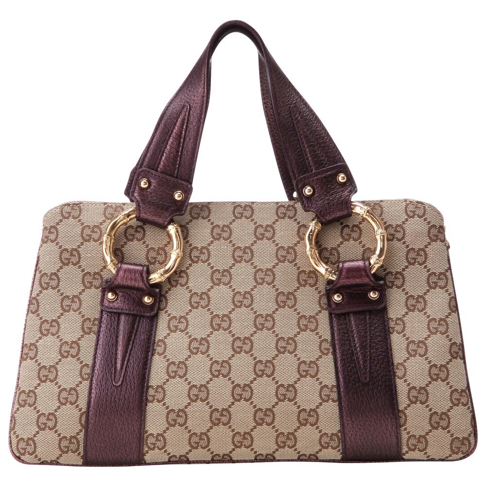 [レンタル] レディース グッチ GGキャンバス ハンドバッグ - 6
