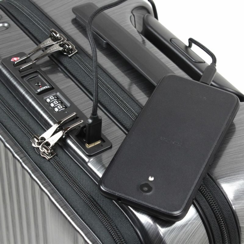 [レンタル] [1-3泊向けサイズ]BERMAS INTER CITY No.60523 33L ハードスーツケース ブラックヘアラインの宅配レンタル - 7