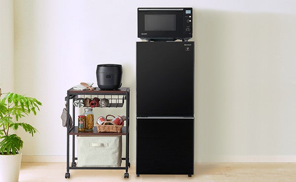 [レンタル] [18L]シャープ ワイドフラット オーブンレンジ PLAINLY ブラック RE-WF18A-B - 5