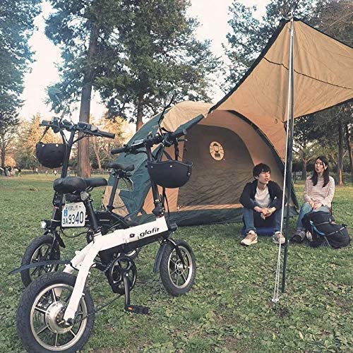 [レンタル] glafitバイク GFR-01 漕げる折りたたみ電動バイク ホワイトツートン - 9