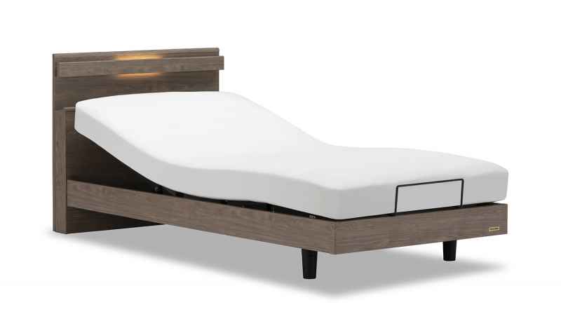 [レンタル] 【送料別 / セミダブル】フランスベッド 棚あり 電動リクライニングベッド(マットレス付き)FAD-C1 LG-RX セミダブルサイズ - 3