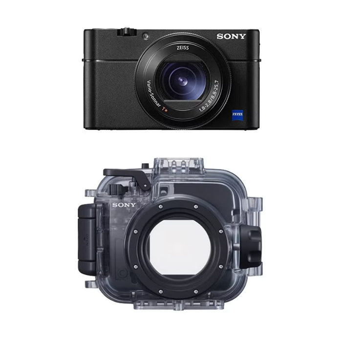 [レンタル] ソニー Cybershot DSC-RX100M5 ウォーターハウジング MPK-URX100A セット - 1