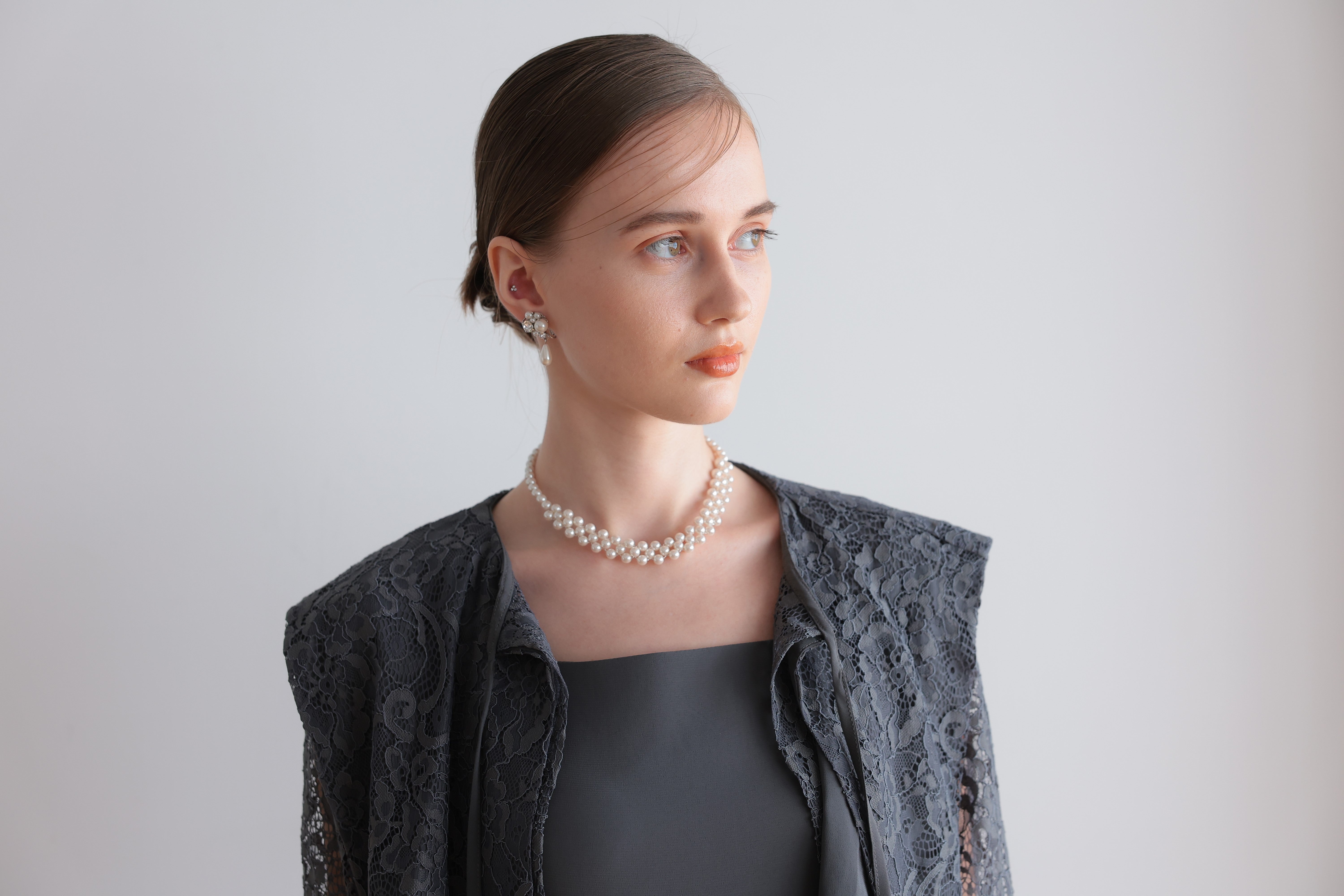 [レンタル] アートマリー パール編みチョーカー シルバーの宅配レンタル - 5