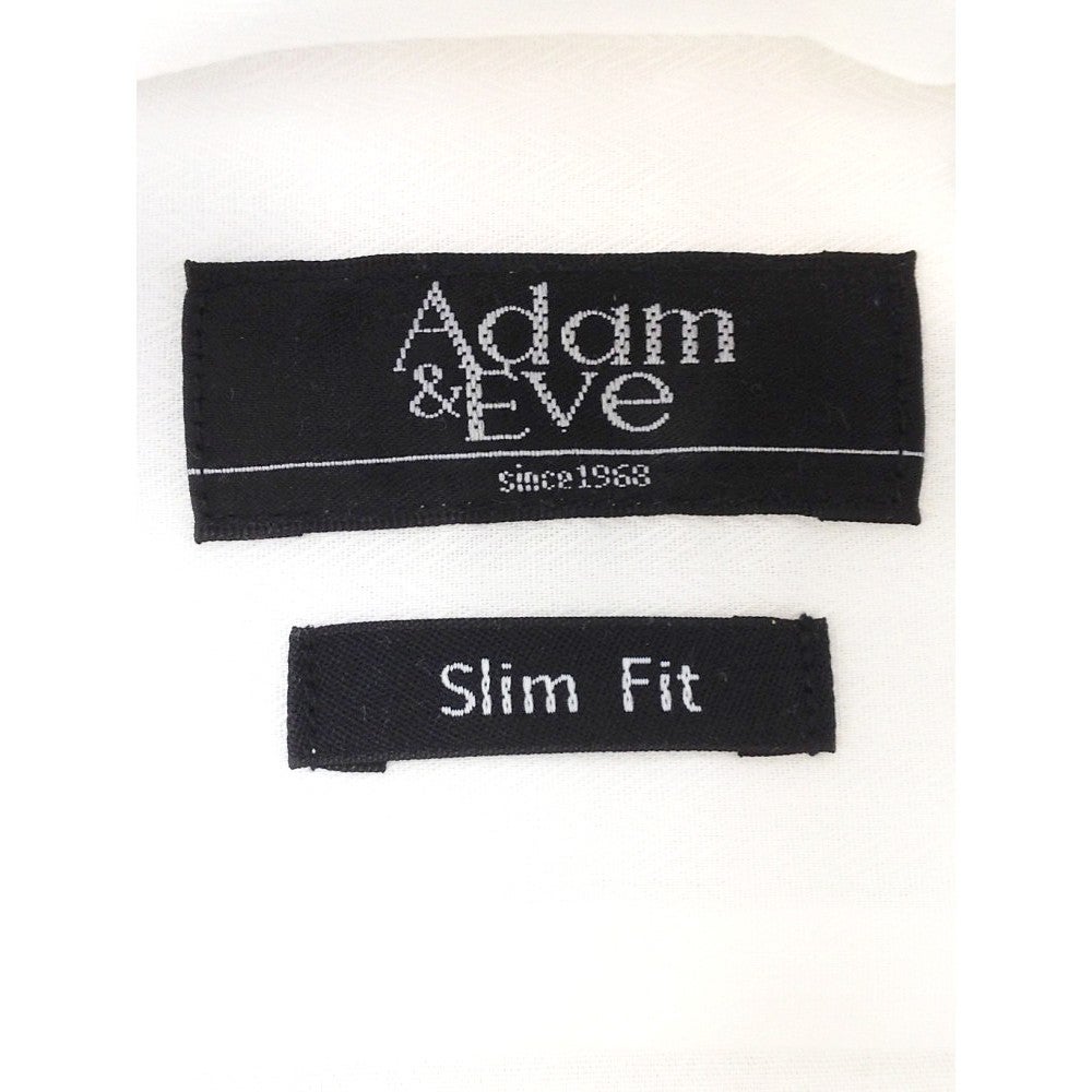 [レンタル] アダム＆イブ メンズワイシャツ 長袖 白 無地 (Mサイズ / Lサイズ / LLサイズ)の宅配レンタル - 4