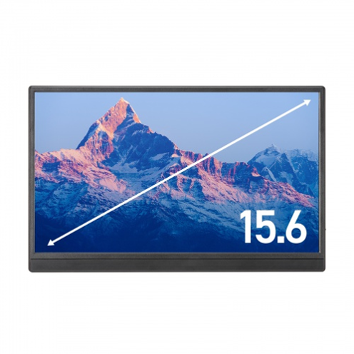 サンワサプライ DP-06 タッチパネル搭載モバイルモニター 正面 15.6インチ - 2